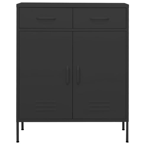 Lady Jillian -  Storage Cabinet Anthracite 80x35x101,5 cm Steel - Model 2